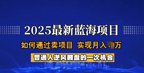 2025蓝海项目，普通人如何通过卖项目，实现月入过W，全过程【揭秘】ea免费宝库-EA量化交易爱好者之家,wxads提供免费EA下载分享ea宝库-EA量化交易爱好者之家,提供免费EA下载分享